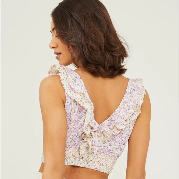 Altar’d State Elysia Floral Top - Picture 3 of 7